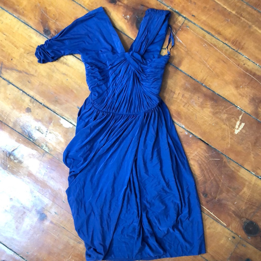Bcbgmaxazria blue dress